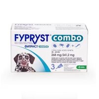 Pipete antiparazitare pentru caini de talie mare 20-40 kg Fypryst Combo, L 268 mg, 3 pipete, Krka