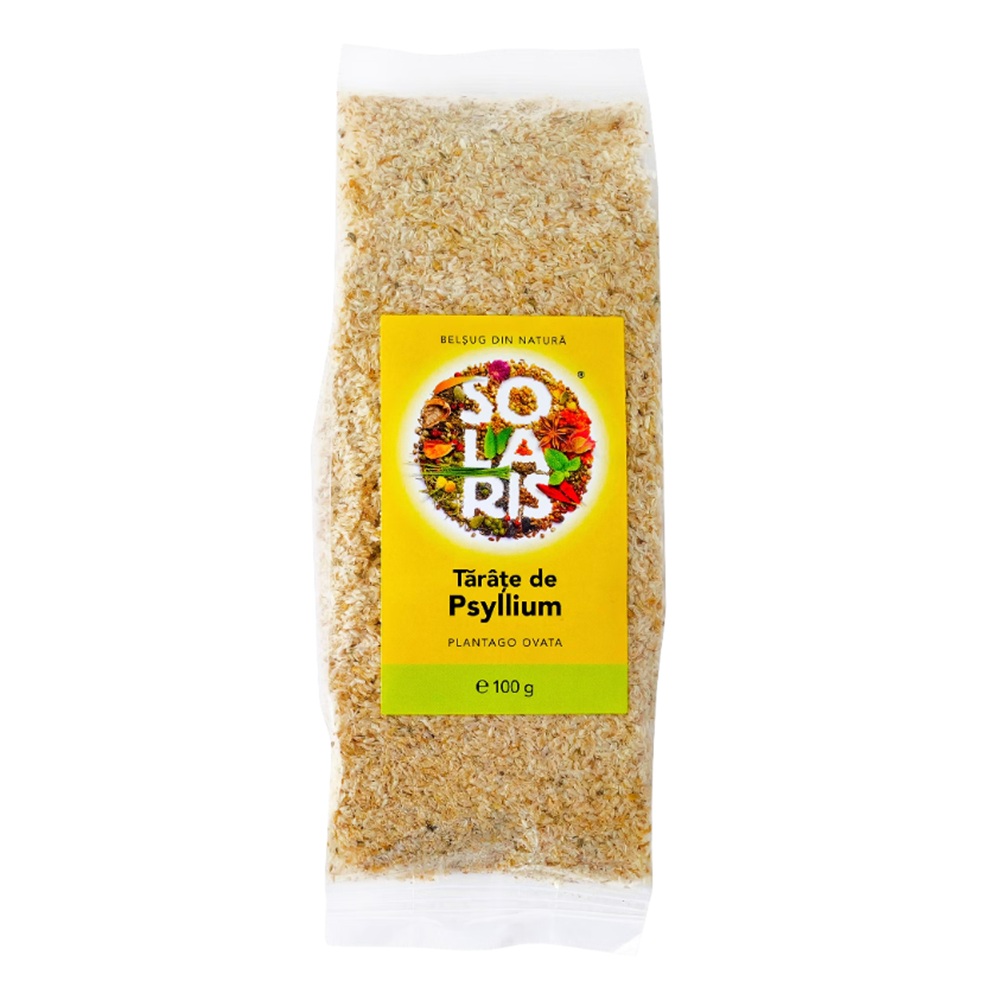 Tarate de Psyllium, 100 g, Solaris