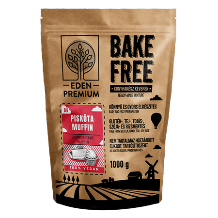 Mix de faina fara gluten pentru checuri si briose Bake-Free, 1000 g, Naturking