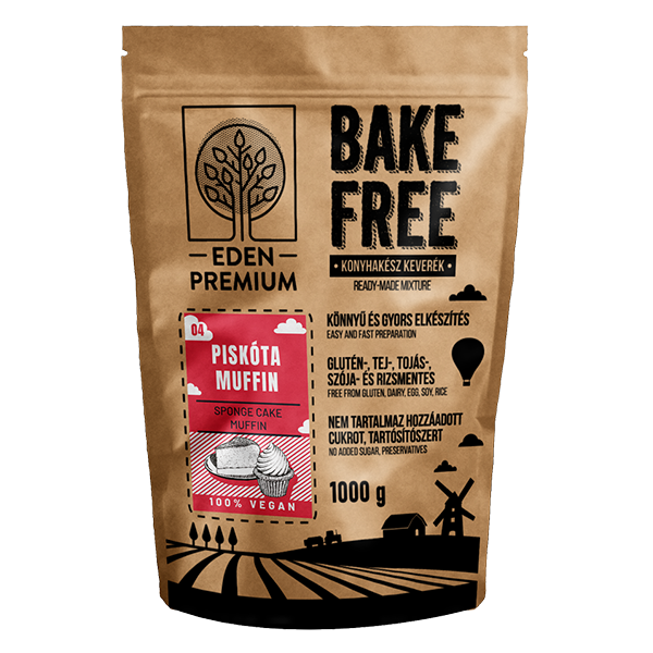 Mix de faina fara gluten pentru piscoturi si muffin Bake-Free, 1000 g, Naturking