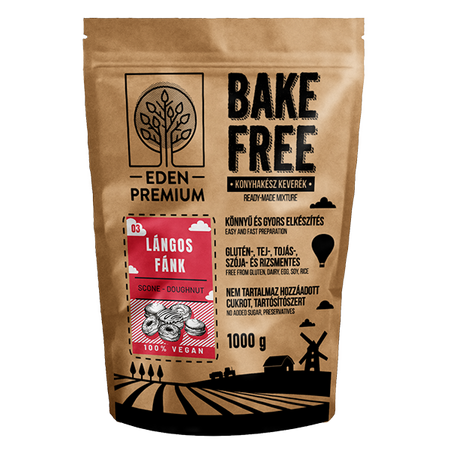 Mix de faina fara gluten pentru langos si gogosi Bake-Free, 1000 g, Naturking