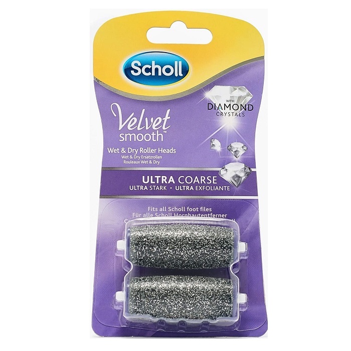 Capete rotative ultra abrazive Velvet Smooth Ultra Coarse Wet & Dry, 2 bucati, Scholl 