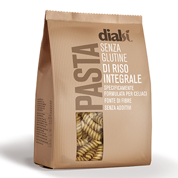 Paste Fusilli Orez Integral, 400 g, DialSi