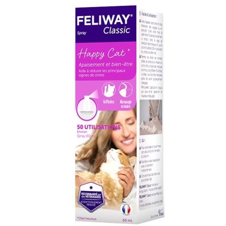 Spray calmant Feliway Classic, 60 ml, Ceva Sante