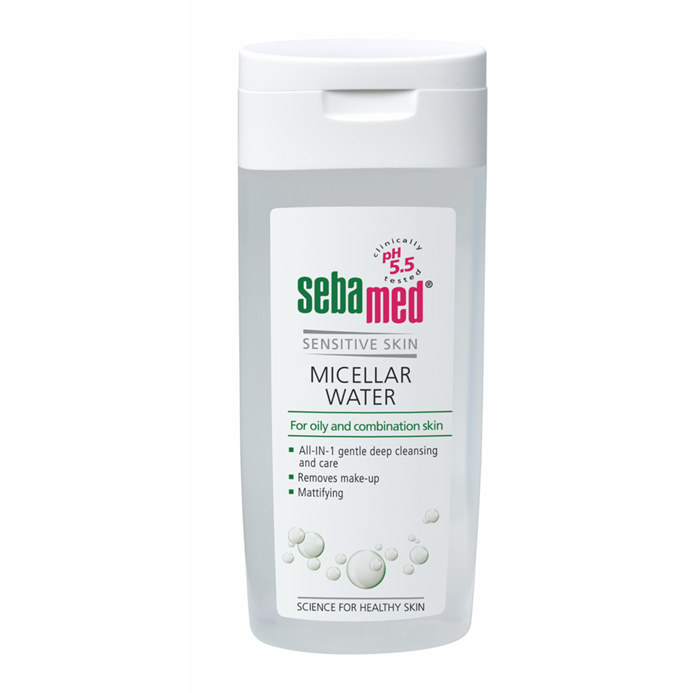 Apa micelara pentru ten mixt si gras Sensitive Skin, 200 ml, Sebamed