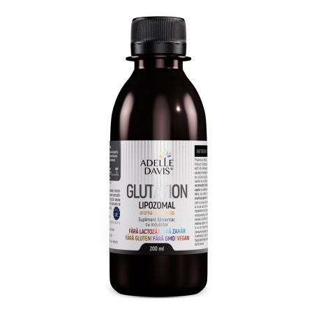 Glutation Lipozomal cu aroma de ananas, 200 ml, Adelle Davis