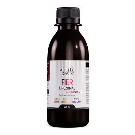 Fier Lipozomal cu Vitamina C, 200 ml, Adelle Davis