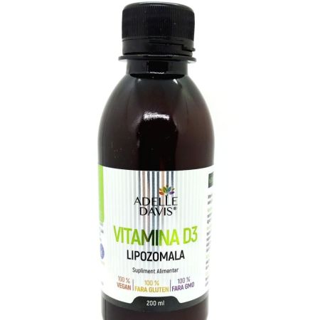 Vitamina D3 Lipozomala, lichid, 200 ml, Adelle Davis