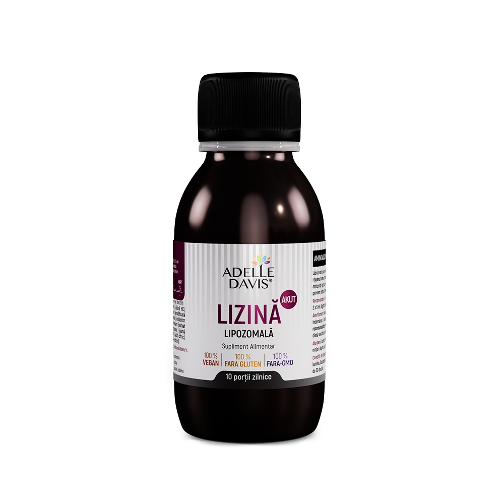 Lizina Akut Lipozomala, 100 ml, Adelle Davis