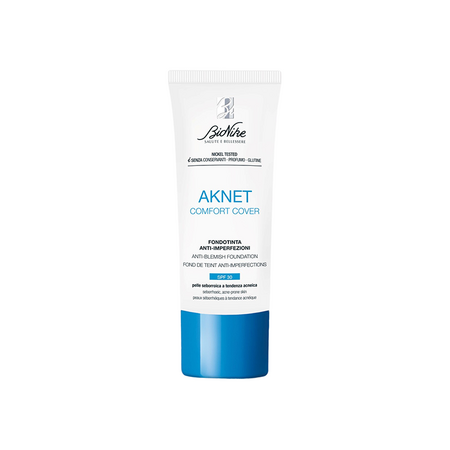 Fond de ten pentru tenul acnee Aknet Comfort Cover 101 ivoire, SPF 30, 30 ml, BioNike