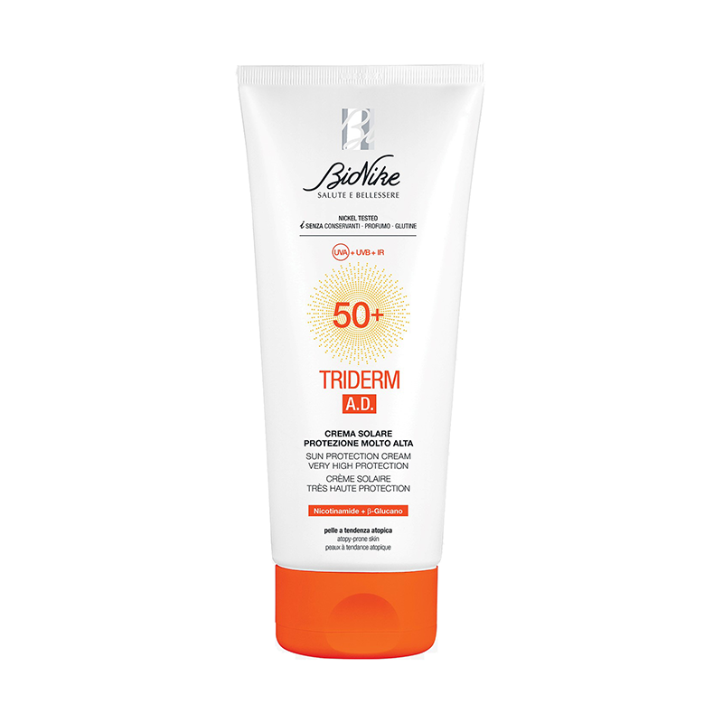 Crema cu protectie solara pentru pielea atopica Tridem A.D, SPF 50+, 200 ml, BioNike