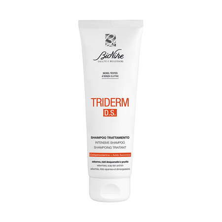 Sampon intesiv pentru dermatita seboreica, cu ciclopiroxolamina si Acid Succinic Triderm D.S, 125 ml, BioNike