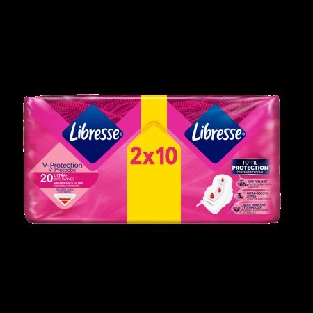 Absorbante Ultra Normal Duo, 20 bucati, Libresse