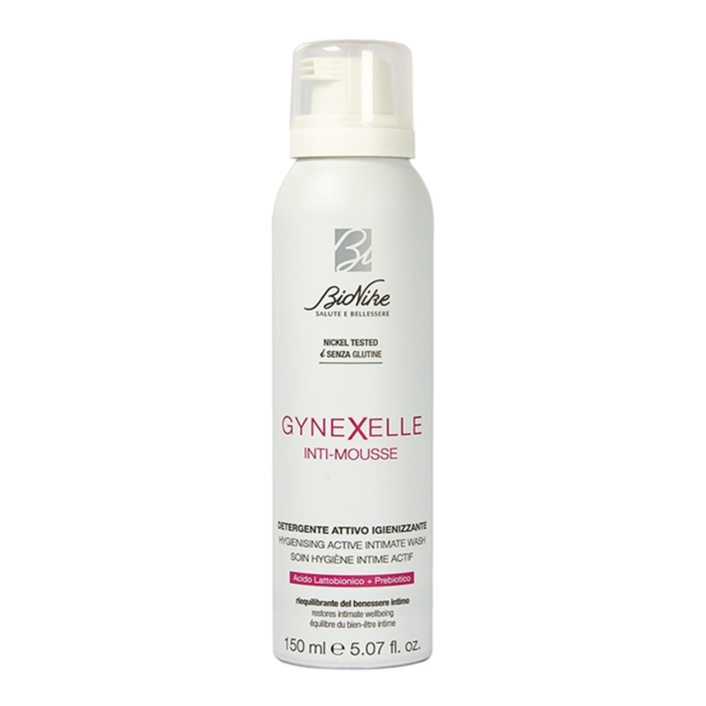 Spuma de curatare pentru zona intima Gynexelle Inti-Mousse, 150 ml, BioNike