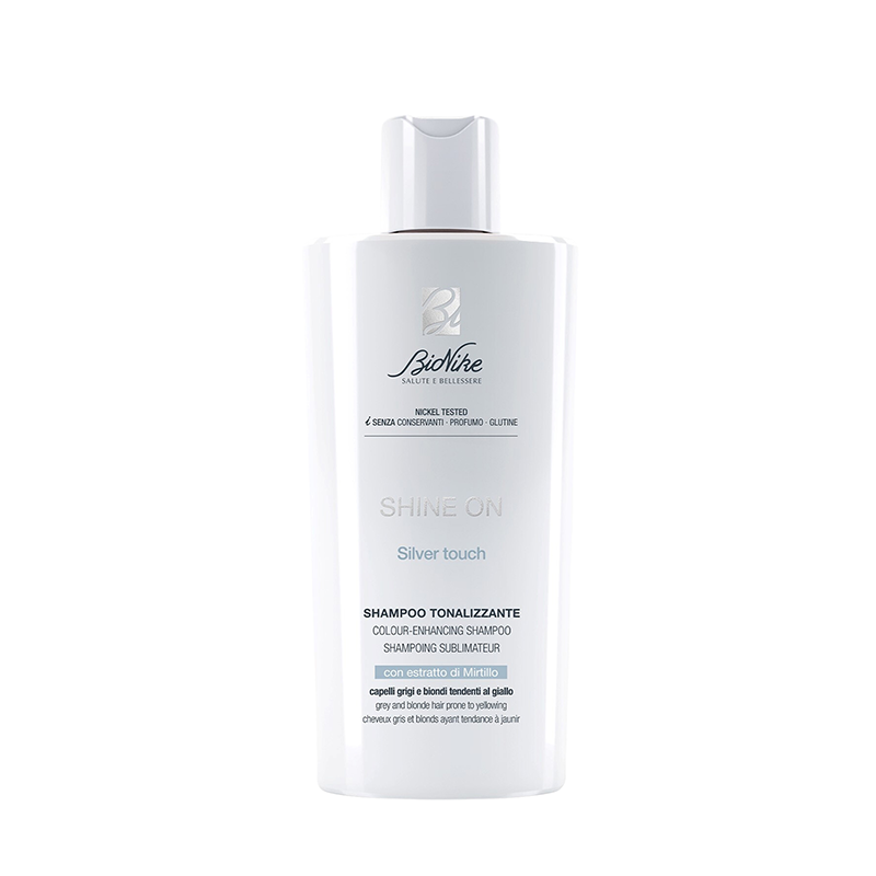 Sampon pentru neutralizarea galbenului Shine On Silver Touch, 200 ml, BioNike