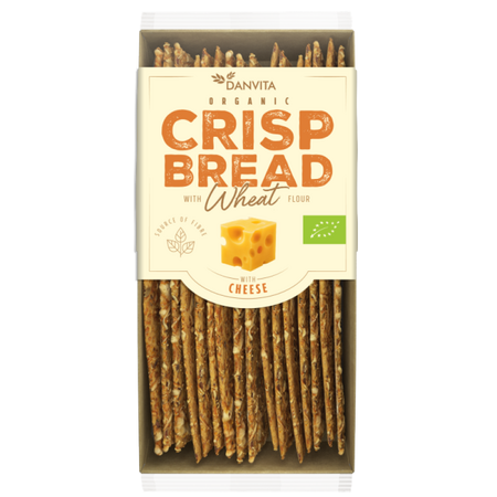Paine crocanta cu branza maturata Bio, 150 g, Danvita