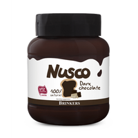 Crema de ciocolata neagra tartinabila 100% naturala, 400 g, Nusco