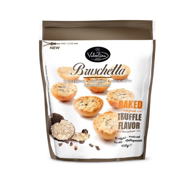 Snack paine coapta cu trufe Bruschetta, 150 g, Valentina