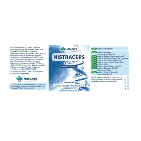 Nistraceps Forte, 150 capsule, Mitiasmed 656071