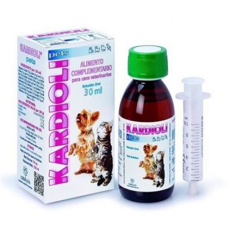 Supliment impotriva afectiunilor inimii la caini si pisici Kardioli Pets, 30 ml, Catalysis Vet