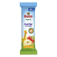 Baton eco cu cereale, mere si pere, +12 luni, 25 g, Holle Baby