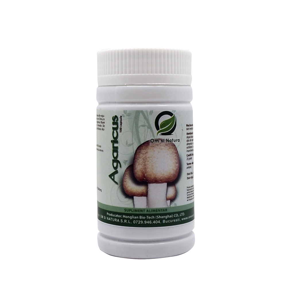 Agaricus, 100 capsule, Om si Natura