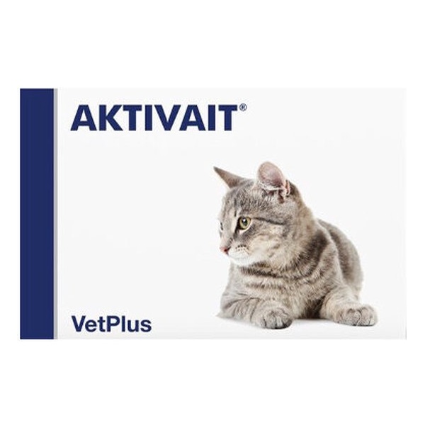 Supliment impotriva afectiunilor sistemului nervos pentru pisici Aktivait Cat, 60 capsule, VetPlus