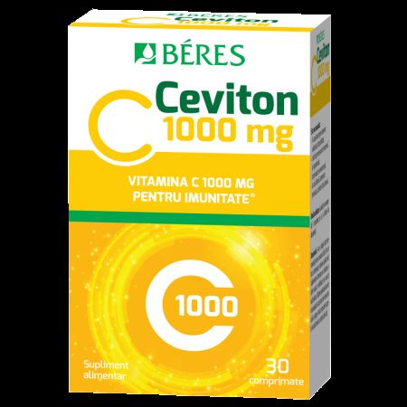 Vitamina C 1000 mg, Ceviton, 30 comprimate, Beres Pharmaceuticals 675126