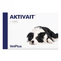 Supliment impotriva afectiunilor sistemului nervos pentru caini peste 10 kg Aktivait Medium and Large Breed, 60 tablete, VetPlus