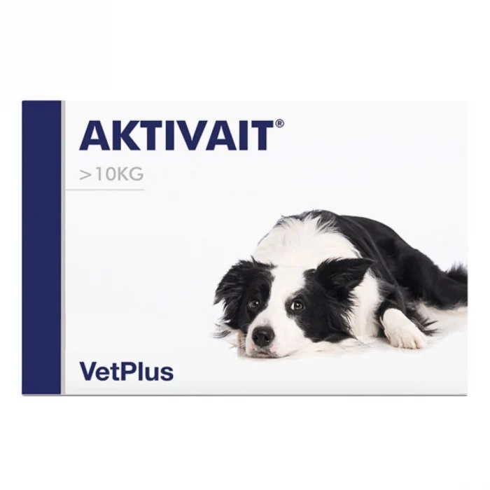 Supliment impotriva afectiunilor sistemului nervos pentru caini peste 10 kg Aktivait Medium and Large Breed, 60 capsule, VetPlus