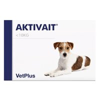 Supliment impotriva afectiunilor sistemului nervos pentru caini sub 10 kg Aktivait Small Breed, 60 tablete, VetPlus