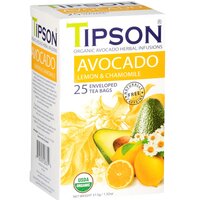 Ceai Eco avocado, lamaie si musetel, 25 plicuri, Tipson