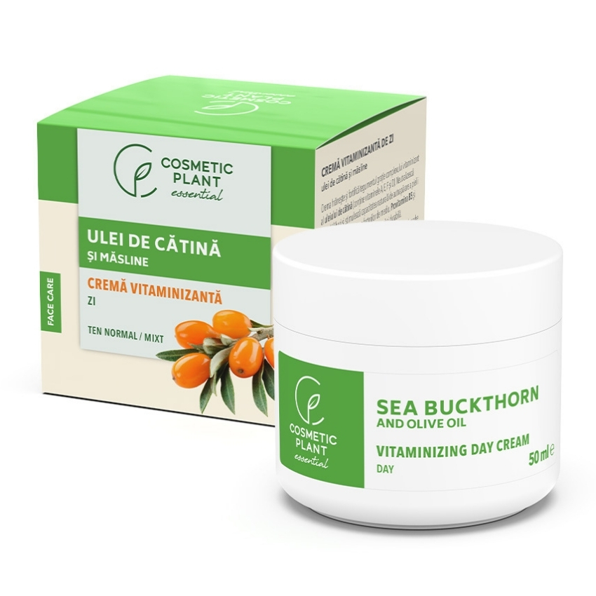 Crema vitaminizanta de zi Essential, 50 ml, Cosmetic Plant
