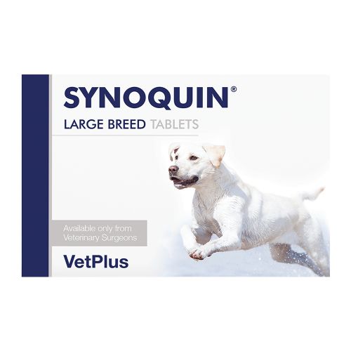 Supliment nutritiv pentru sustinerea articulatiilor la caini de talie mare Synoquin EFA Large Breed, 30 tablete, VetPlus