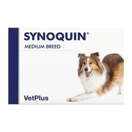 Supliment nutritiv pentru sustinerea articulatiilor la caini de medie Synoquin EFA Medium Breed, 30 unitati, VetPlus