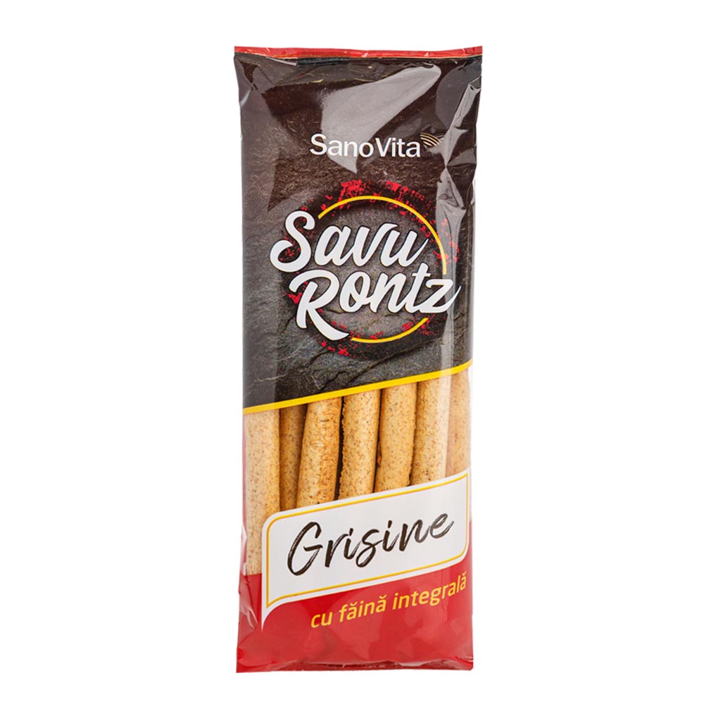 Grisine simple cu faina integrala, 50 g, SanoVita