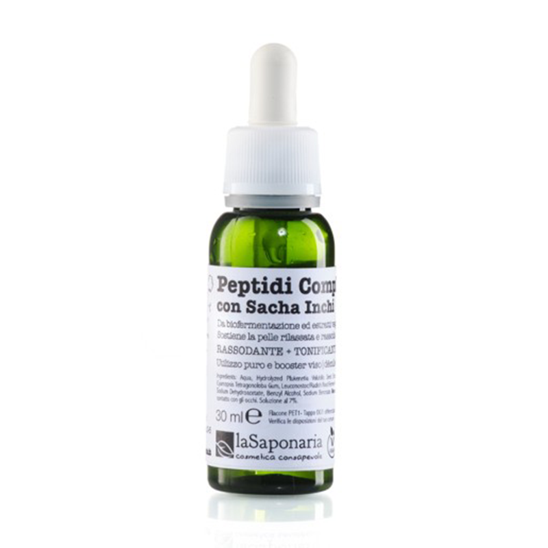 Activ pur cu peptide complexe si sasha inchi, 30 ml, La Saponaria