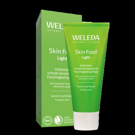 Crema hidratanta usoara pentru piele uscata Skin Food Light, 75 ml, Weleda 680609