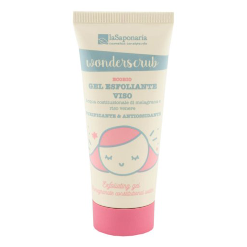 Gel exfoliant pentru fata, 100 ml, La Saponaria