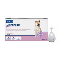 Produs dermatologic pentru aplicare cutanata la caini peste 10 kg Allerderm Spot On, 6 pipete x 4 ml, Virbac