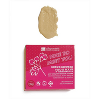 Scrub concentrat pentru fata si maini Nice to meet you, 35 ml, La Saponaria