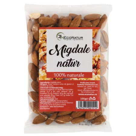 Migdale natur, 100 g, Econatur
