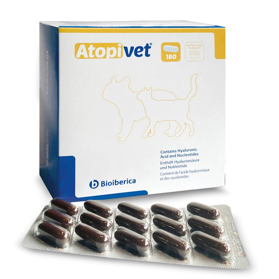 Produs pentru mentinerea integritatii pielii la caini Atopivet, 180 capsule, Bioiberica