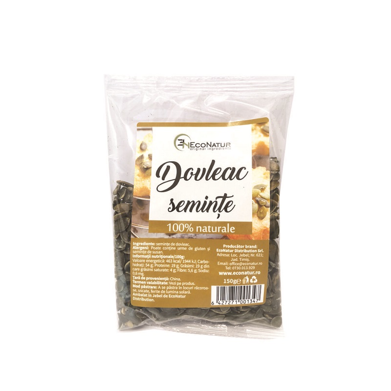 Seminte dovleac, 150 g, Econatur