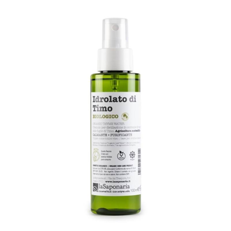 Hidrolat bio antiseptic de cimbru, 100 ml, La Saponaria