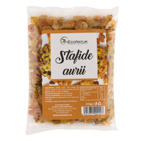 Stafide aurii, 150 g, Econatur