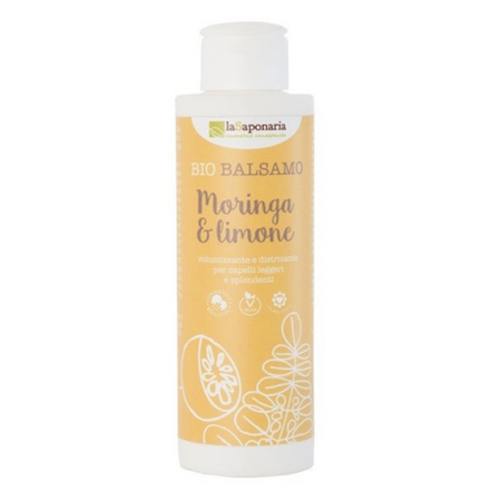 Balsam bio cu Moringa si Lamaie pentru volum, 150 ml, La Saponaria