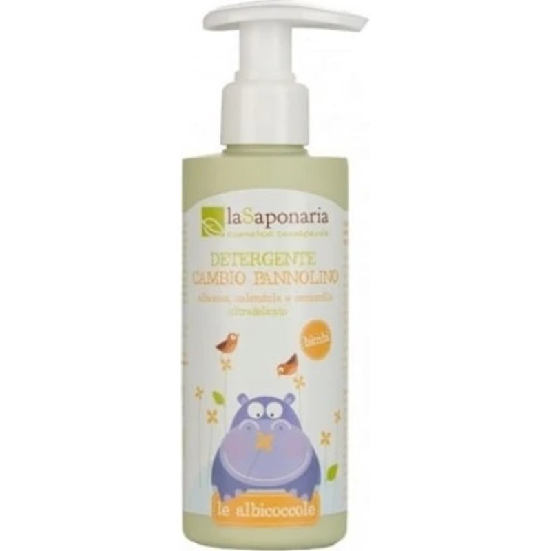 Lotiune organica pentru curatare dupa schimbarea scutecelor, 190 ml, La Saponaria