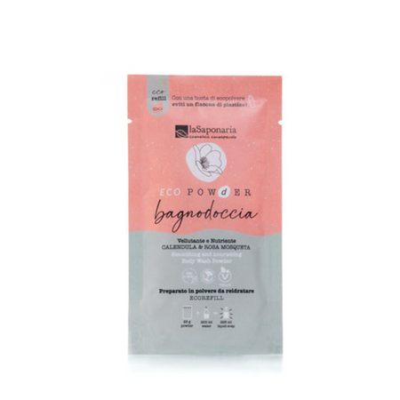 Gel de dus pudra cu galbenele, 25 g, La Saponaria
