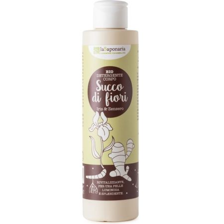 Gel de dus revitallizant cu iris si ghimbir, 200 ml, La Saponaria